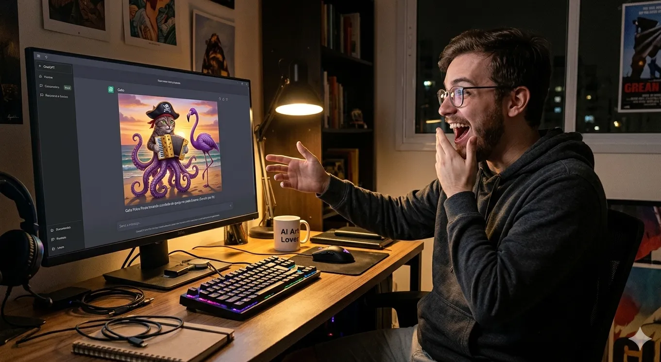 Gemini Mandando Imagem Rindo de Deboche