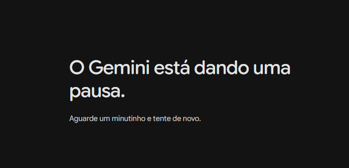 Gemini em Pausa